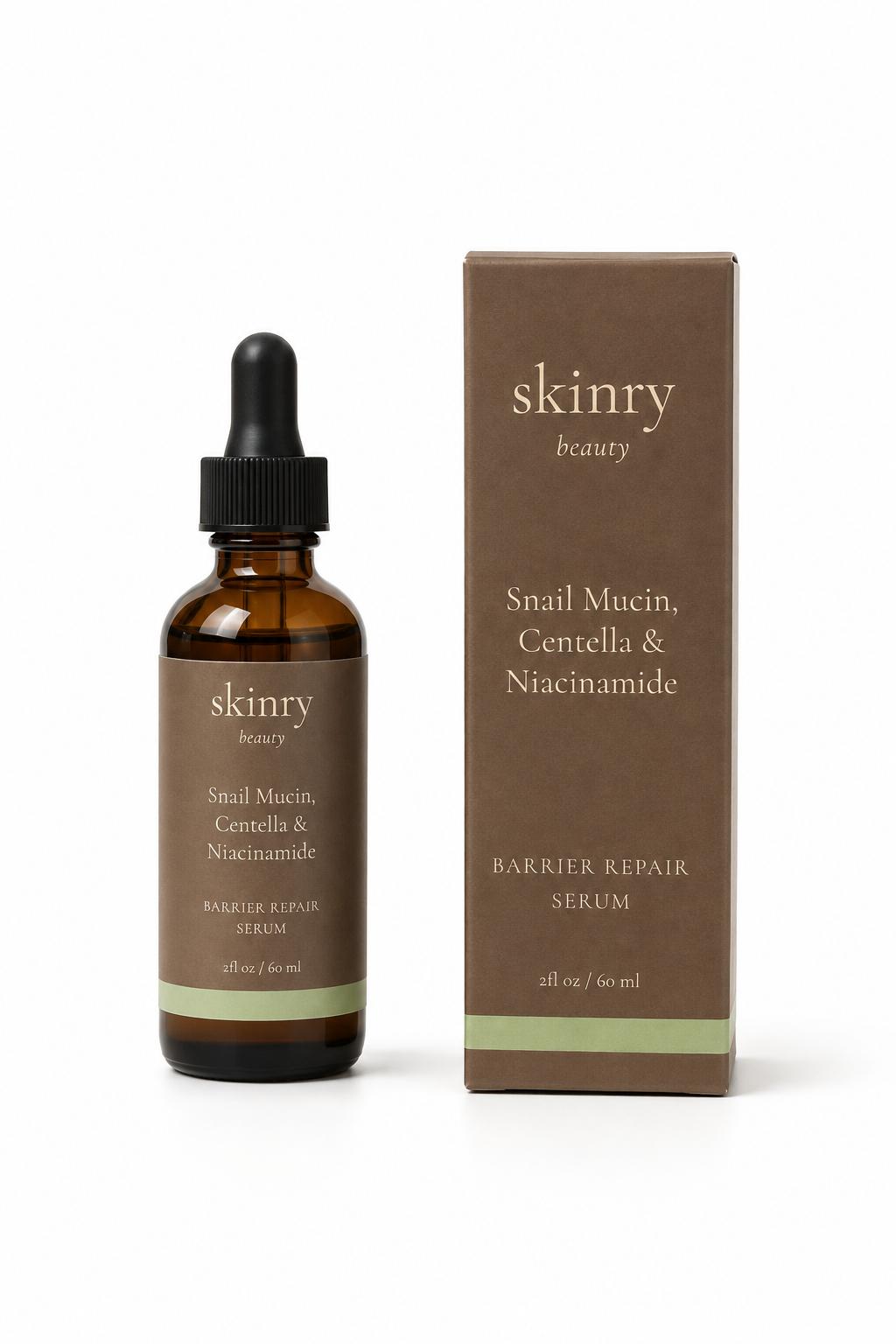 Snail Mucin, Centella & Niacinamide – Barrier Repair Serum